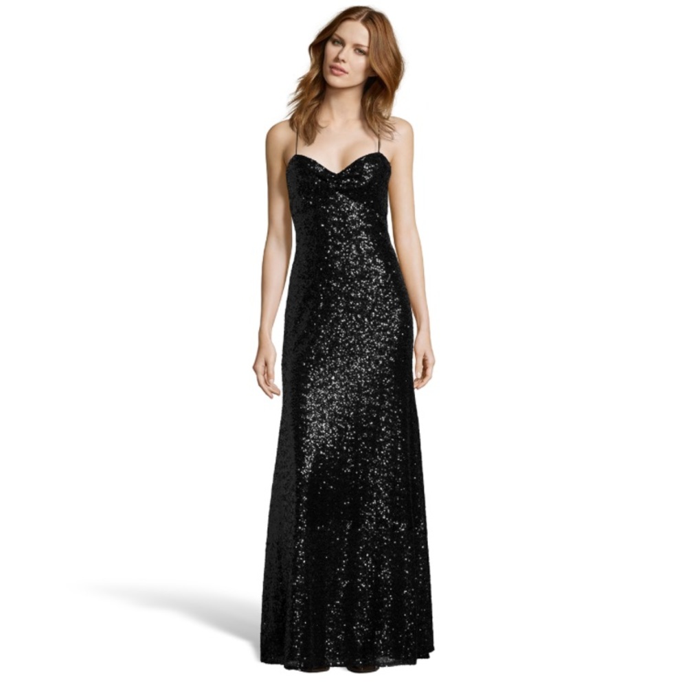 Jill Jill Stuart Delicate Spaghetti Strap Gown